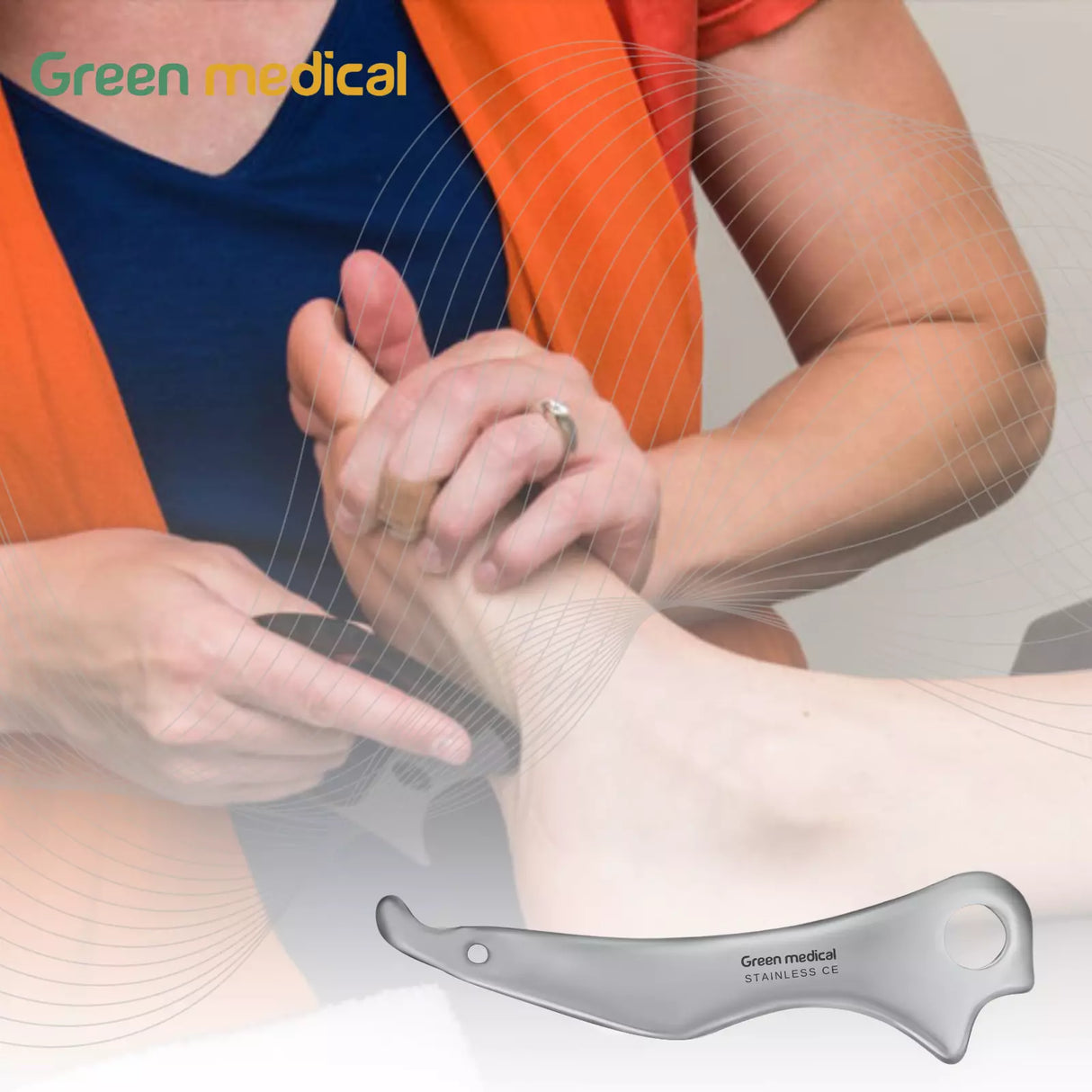 Scraping Sha-Bruises Medical Grade Stainless Steel Skin Scraper