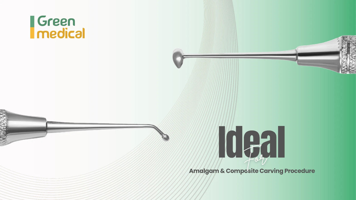 #27/29 Football Burnisher Dental Instrument – Amalgam & Composite Carving Tool