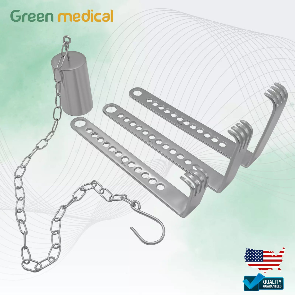 OR Grade Charnley Initial Incision Retractor With Blades Surgical Instruments