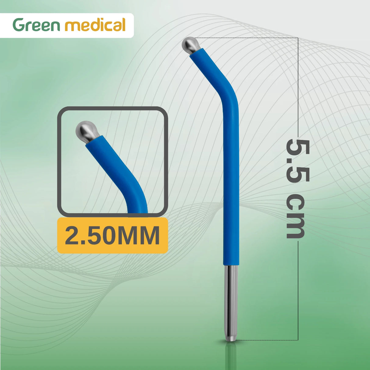 Dermatology Standard Electrodes Set of 7 Pcs Reusable Surgical Cautery Electrods