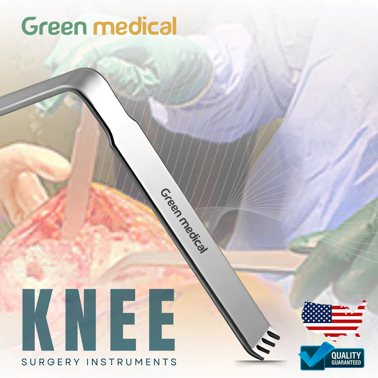 Chandran Modified Knee Retractor Surgical Orthopedic Instrument Stainless Steel