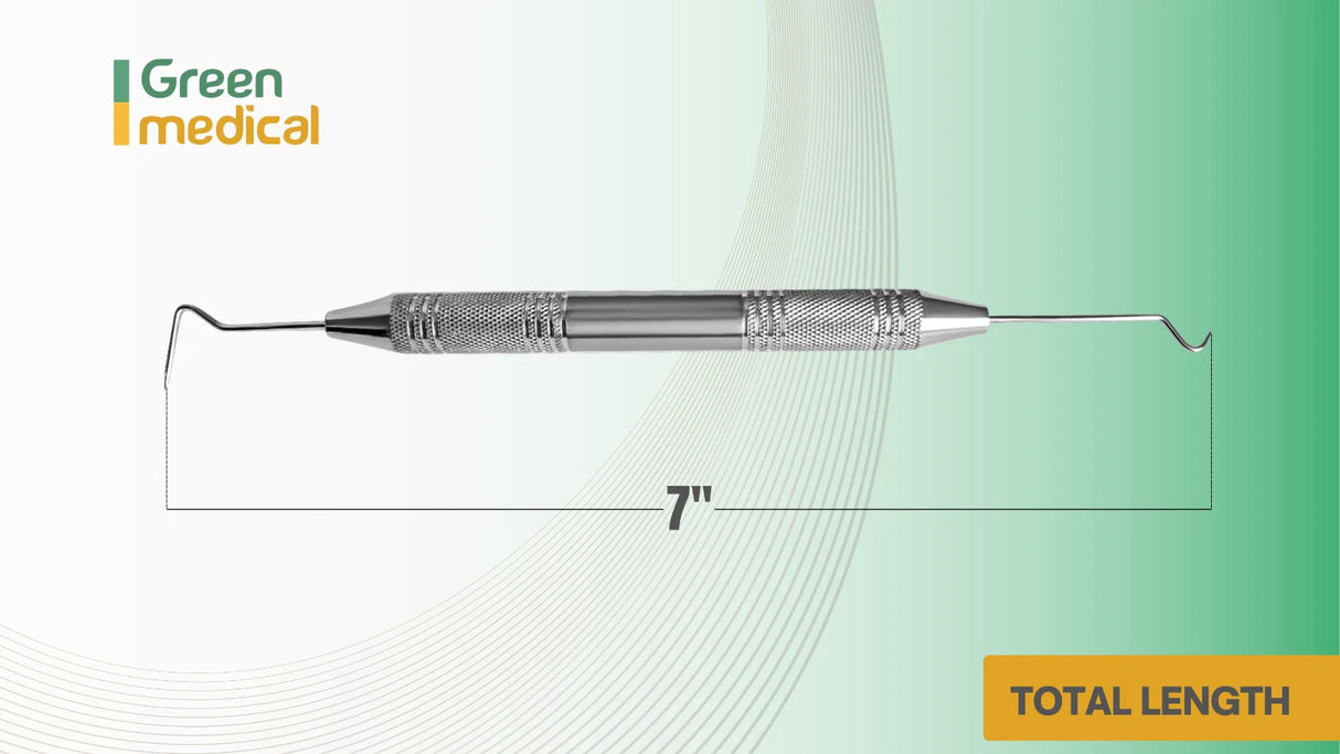 2A Pigtail Dental Explorer – Caries Detection & Restoration Examination Tool