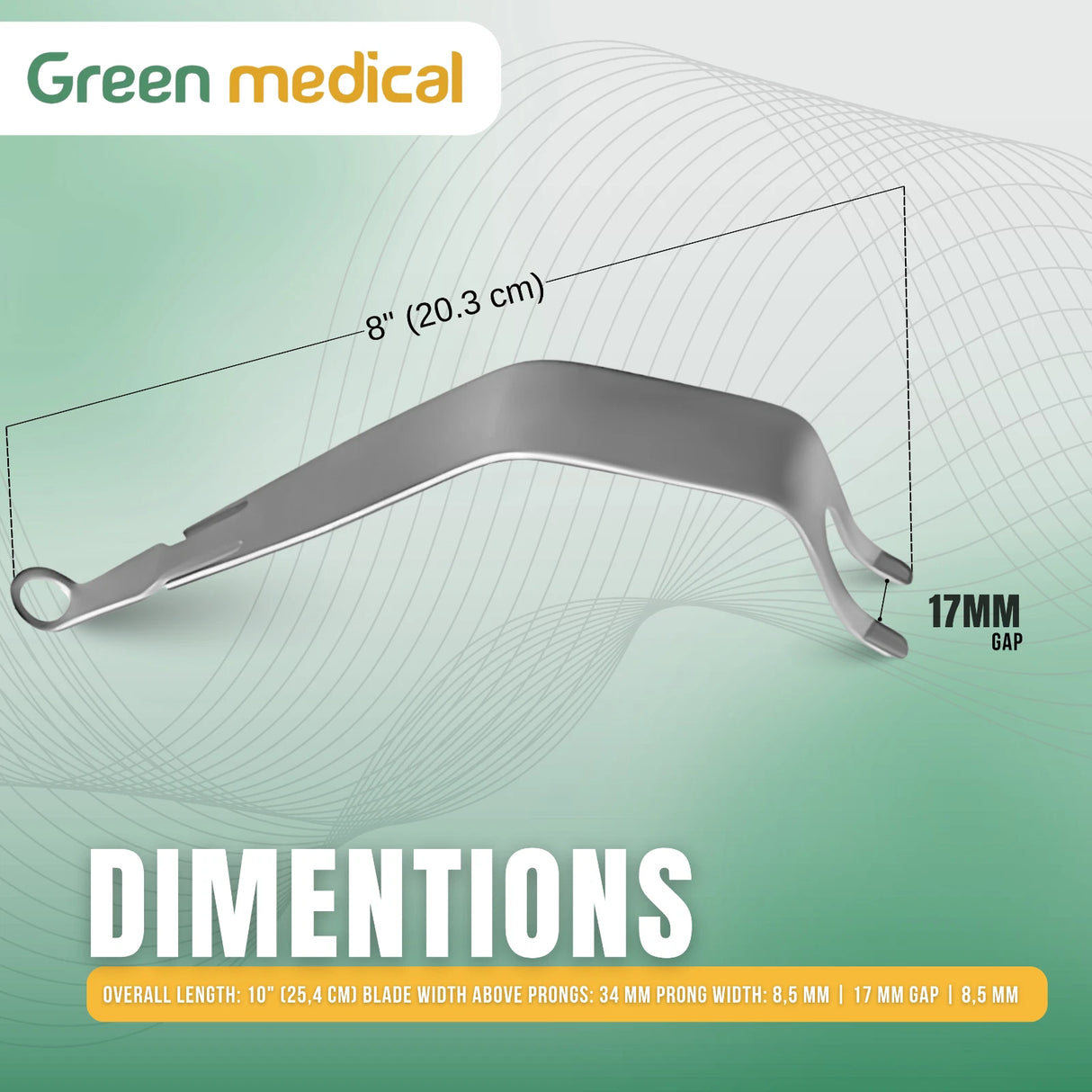 Wide PCL Retractor–MIS Modified Posterior Cruciate Ligament Surgical Instrument