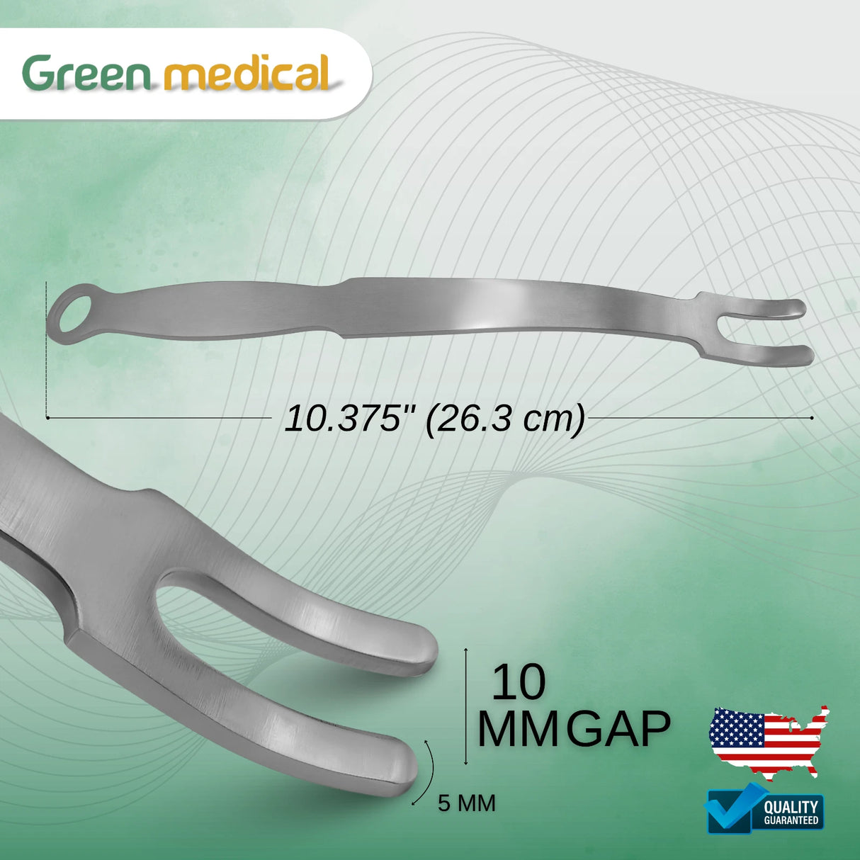 Lucent Slightly Curved PCL Retractor Surgical Orthopedic Instrument German Grade