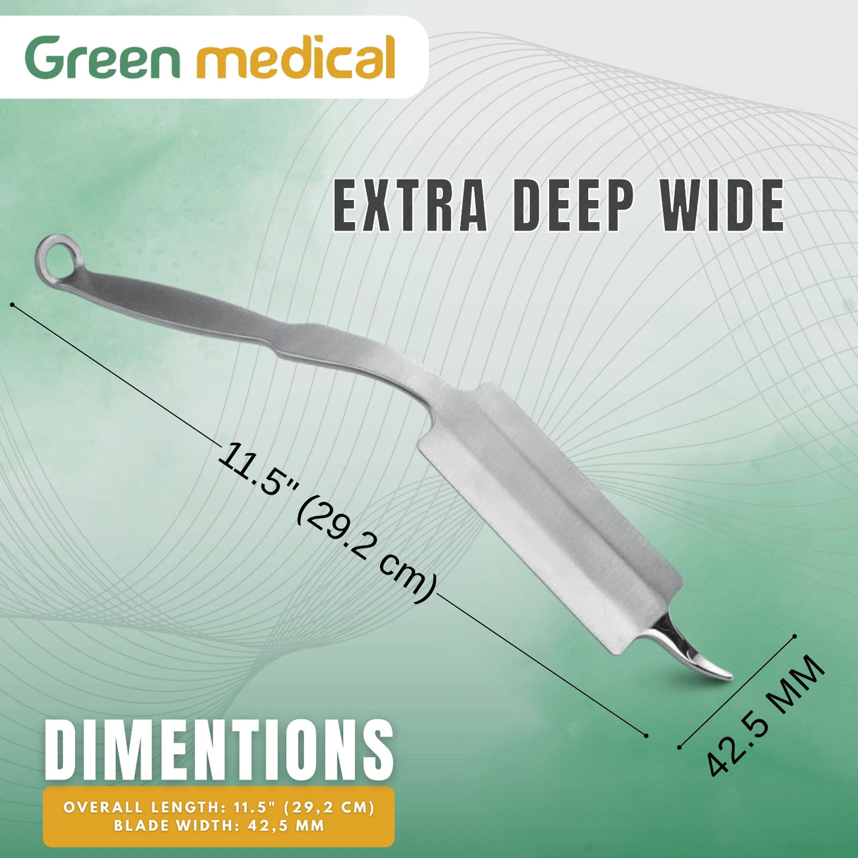Modified Hohmann Retractors – Deep & Extra Deep Wide Orthopedic Surgical Tools