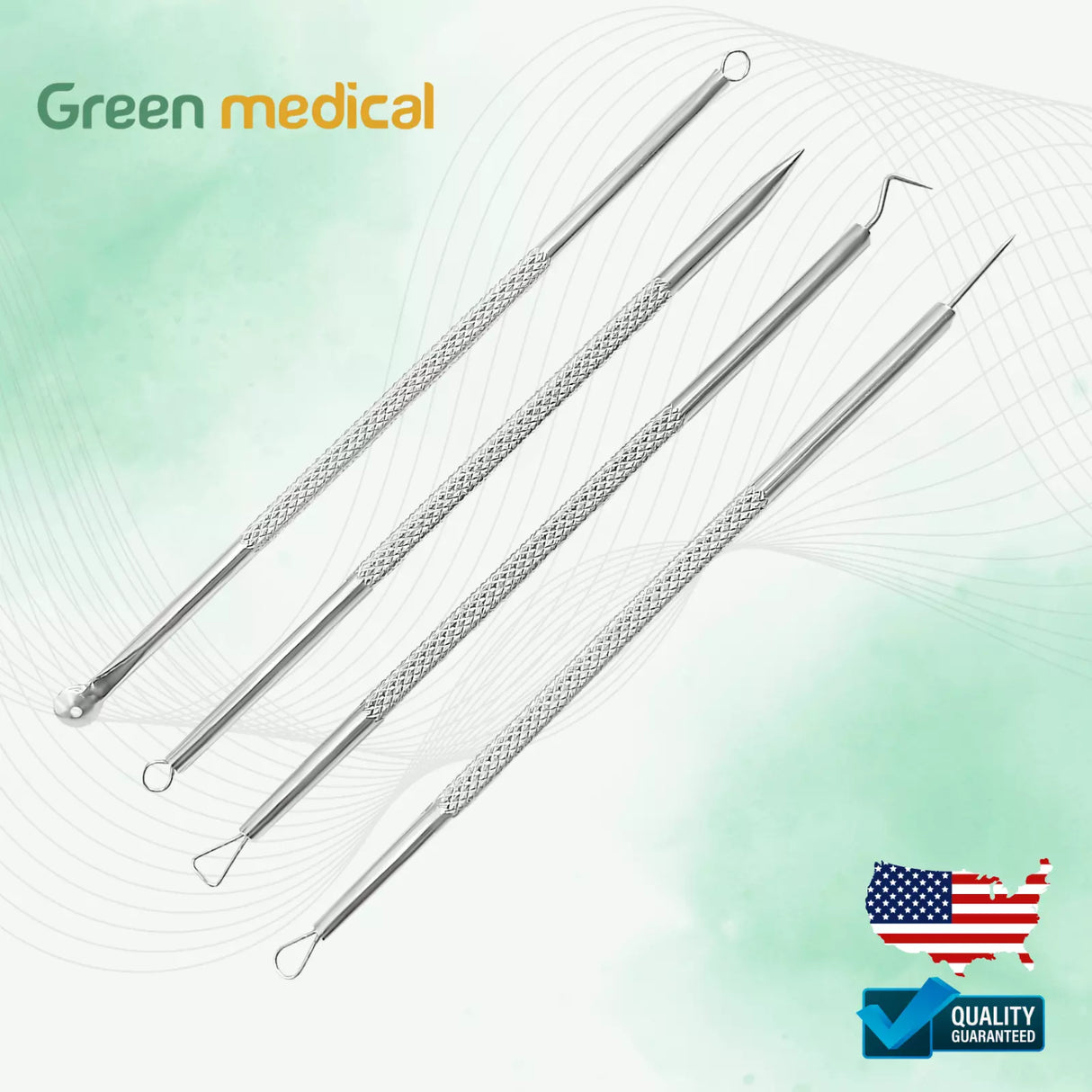 Pimple Popper Blackhead Remover Tool Kit Comedone Acne Spot Zit Extractor Tools