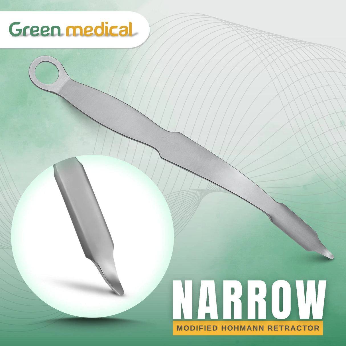 Modified Hohmann Retractor Narrow Blade Orthopedic Surgical Instrument Stainless