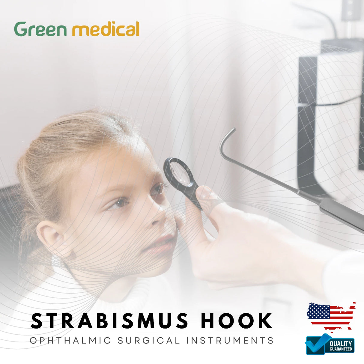Strabismus Hook 12mm Curved – Premium Ophthalmic Surgical Instrument for Eye & Retina Procedures
