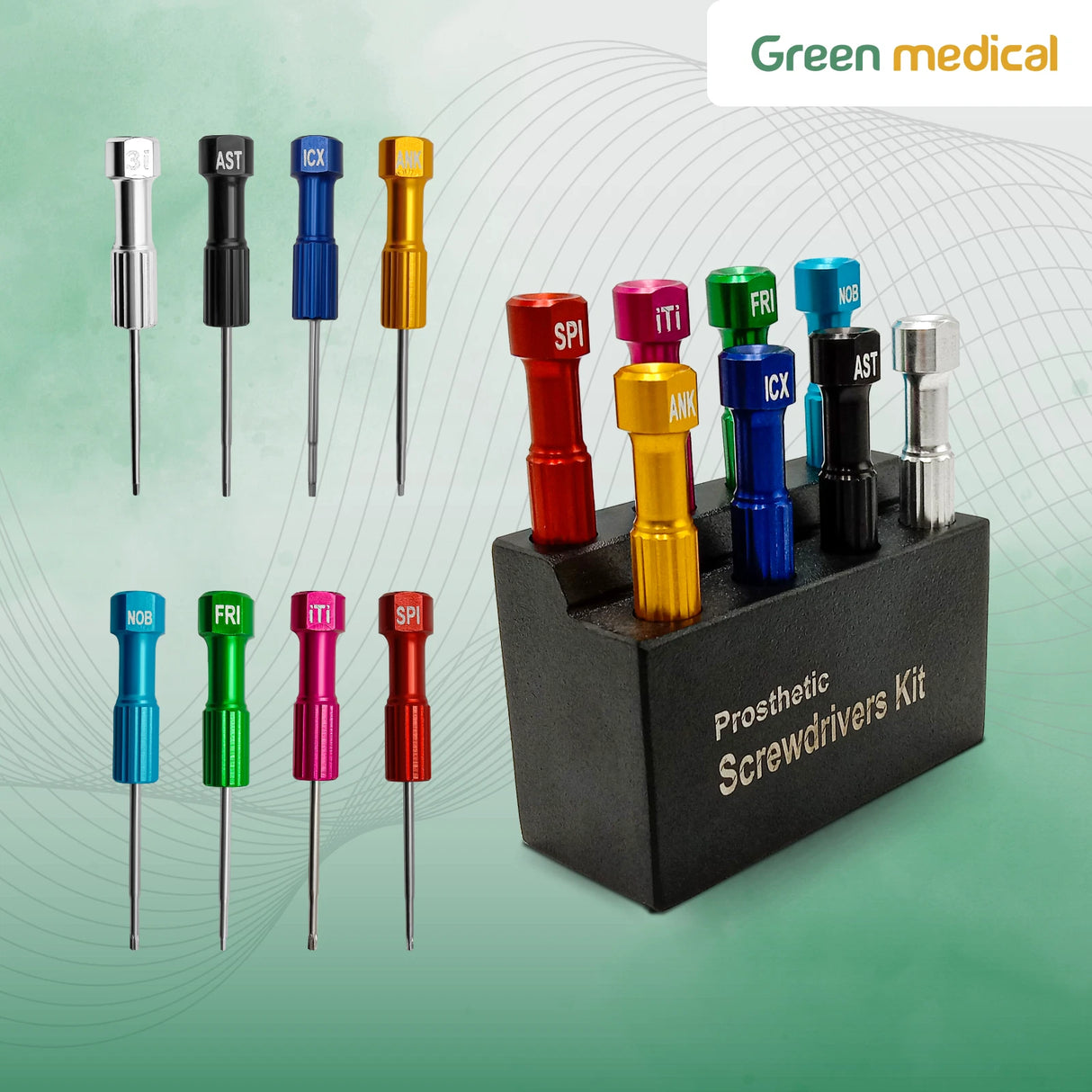 Prosthetic Screwdrivers Kit Universal dental implant surgical drivers
