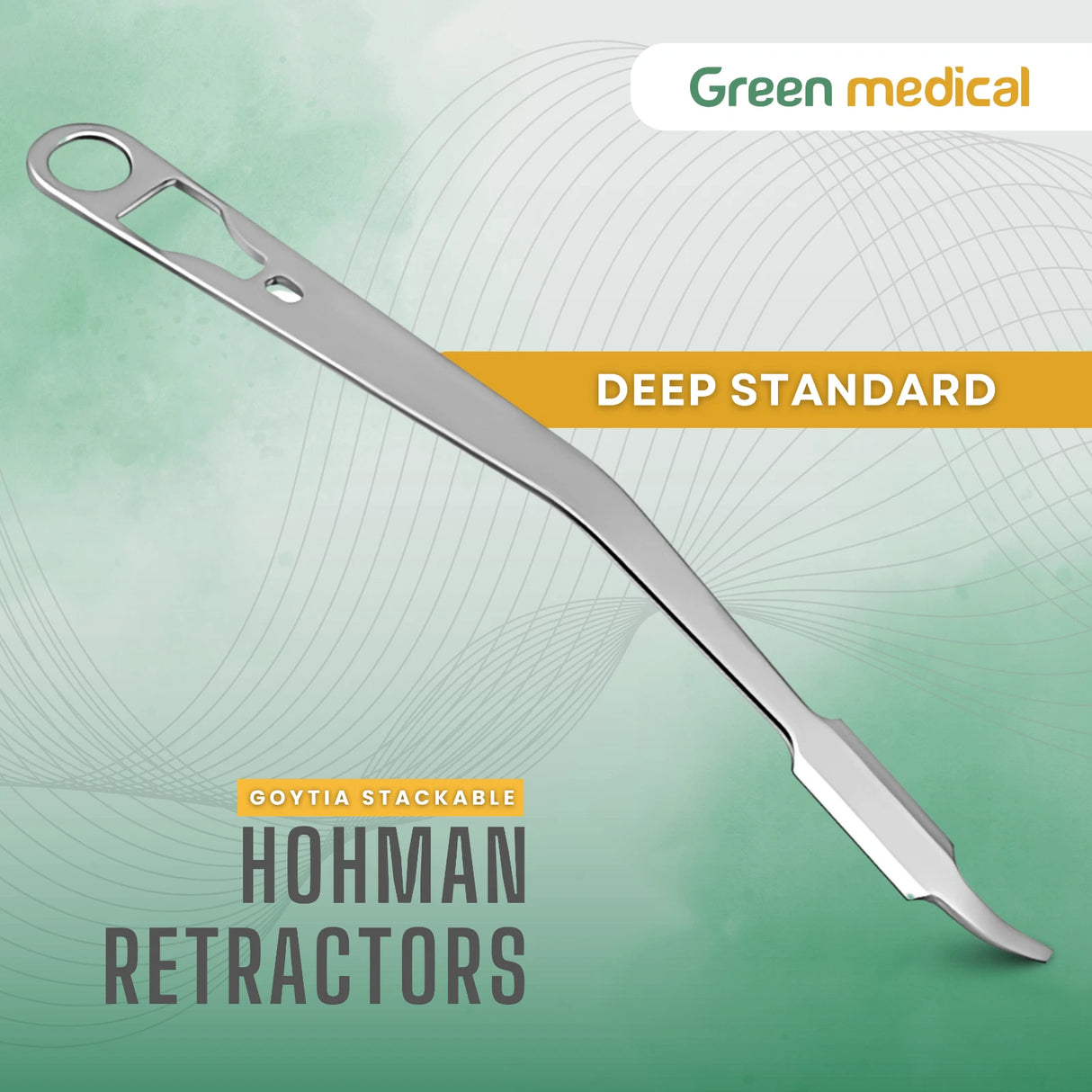 Goytia Stackable Hohmann Retractor Deep Standard Orthopedic Surgical Instrument
