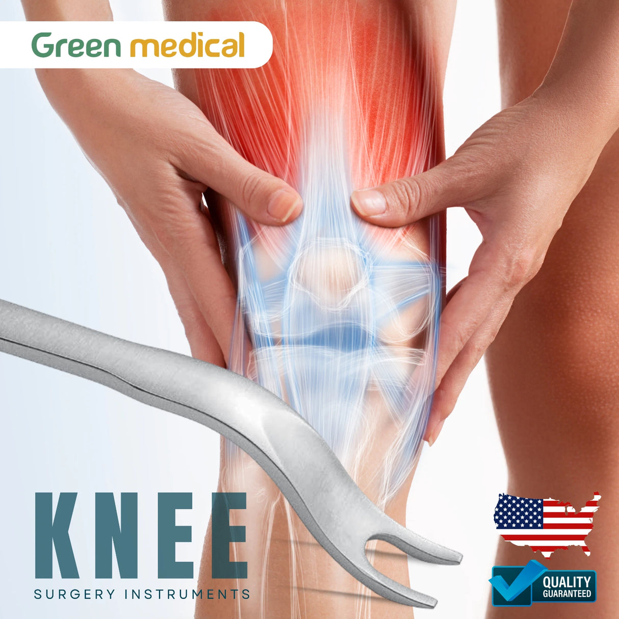 Glassman Posterior Condylar Retractor Ortho Spine Surgery Osteophyte Tool