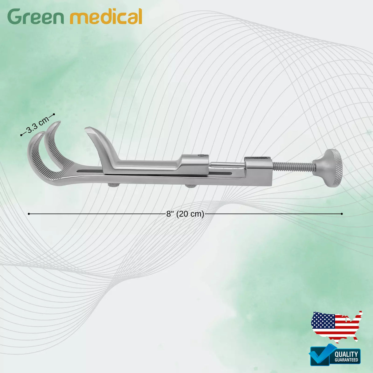 Lowman Bone Holding Clamp 8" 1x2 Prong Complete Set Orthopedic Instrument
