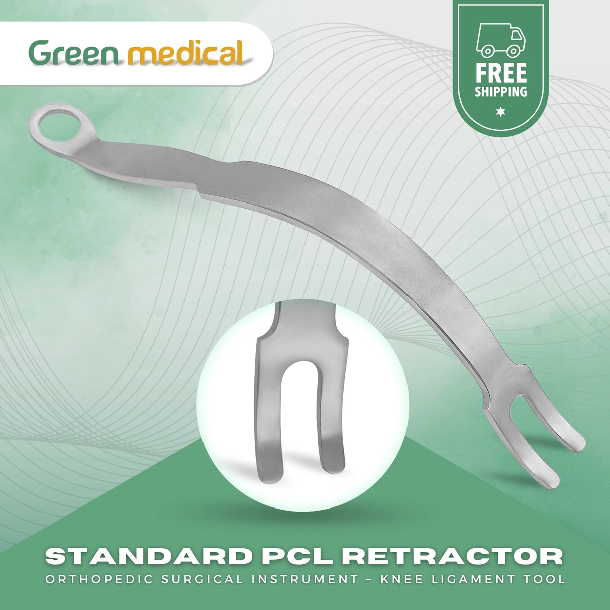 PCL Standard Ligament Retractor 5mm Wide Prongs & 10mm Gap Orthopedic Instrumetns