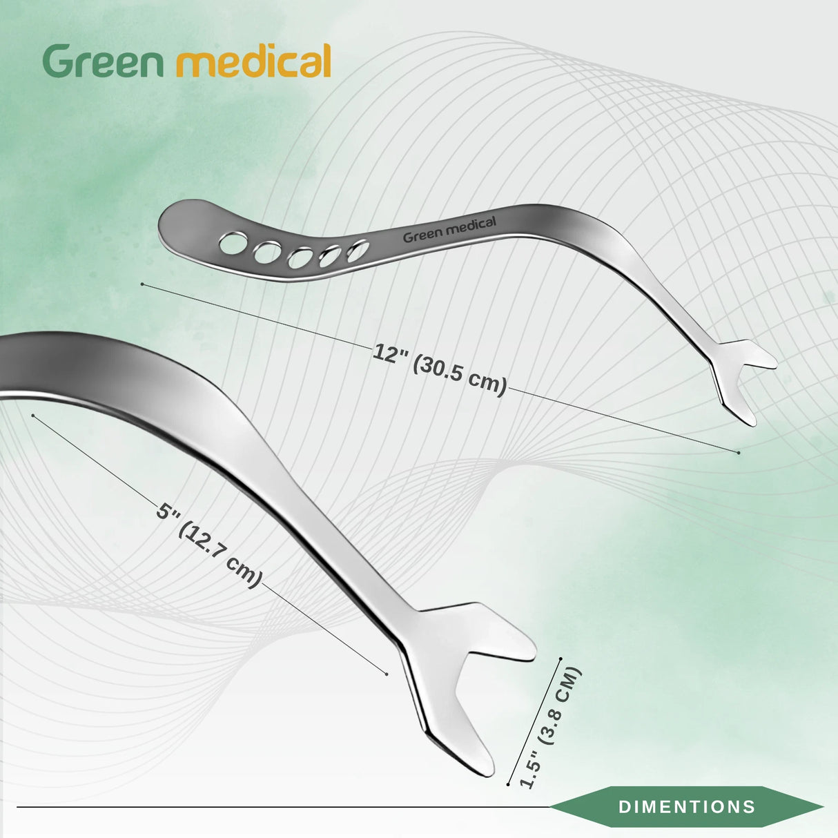 Lester Proximal Tibial TKA Retractor Orthopedic Surgical Instrument Stainless