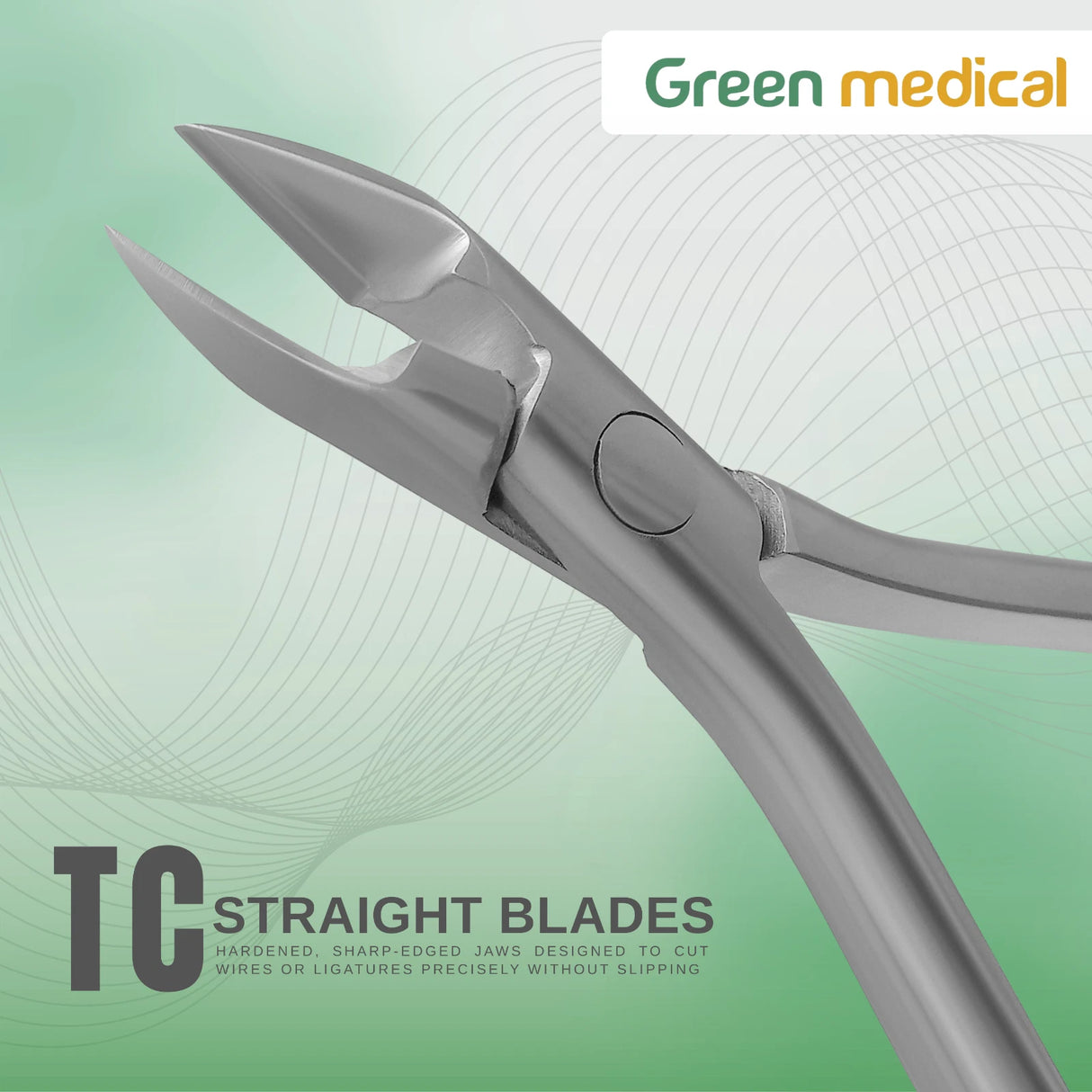 TC Ligature Wire Cutter Orthodontic Soft & Hard Wire Cutting Straight German Gr