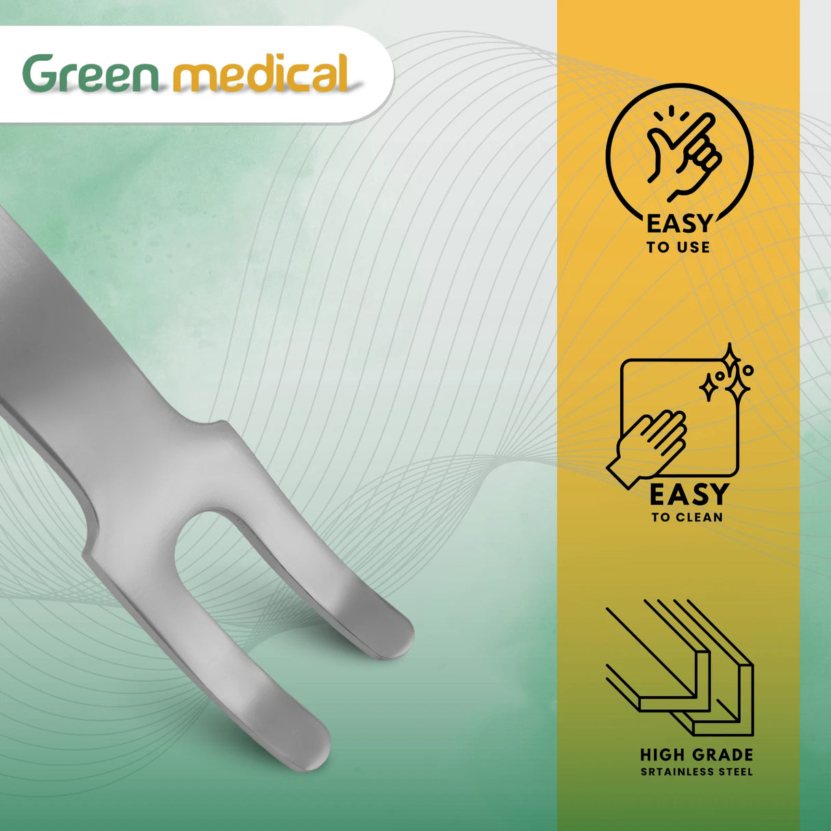 PCL Standard Ligament Retractor 5mm Wide Prongs & 10mm Gap Orthopedic Instrumetns