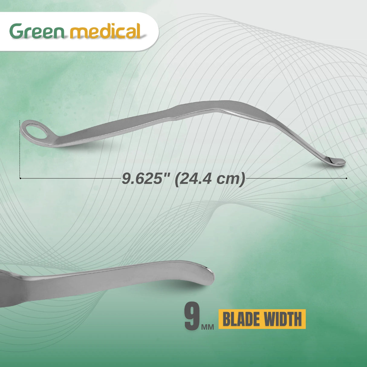 Concave Total Knee Retractor Narrow Orthopedic Surgical Instrument German Grade