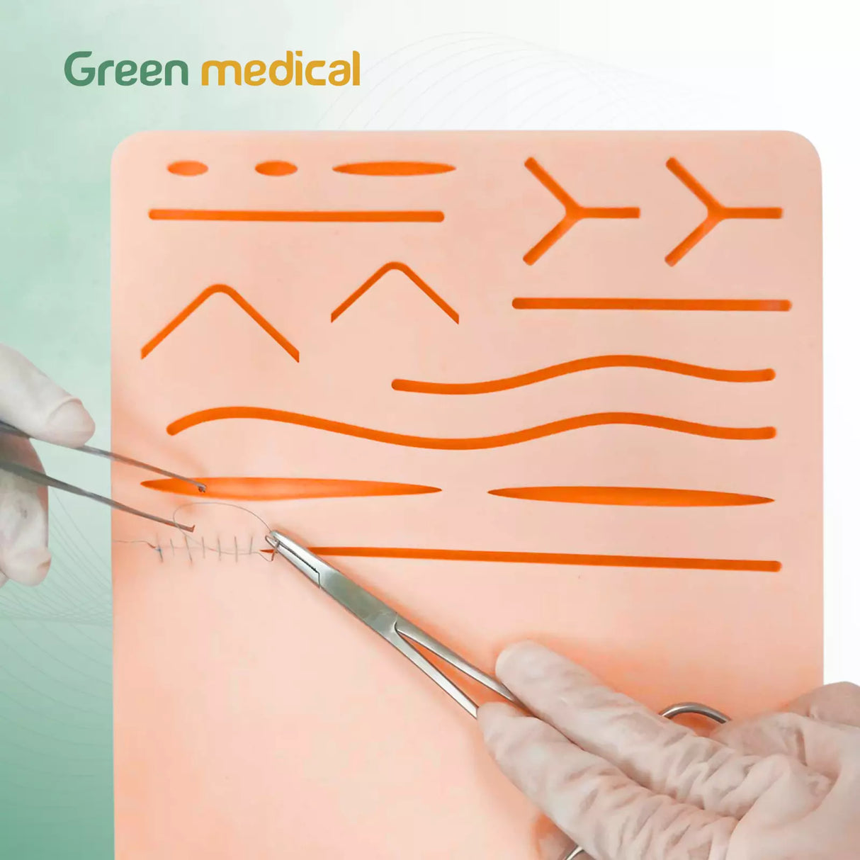 Medical Skin Suture Practice Pad Ultra G2 Wound Simulated For Training Kit