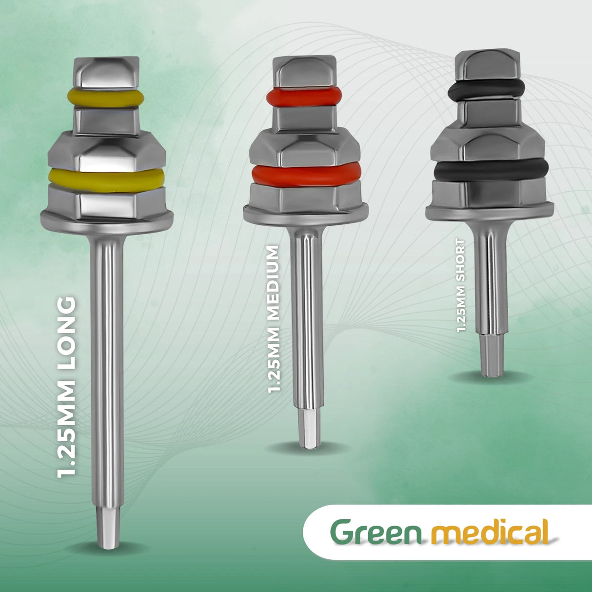 3 Pc Hex Driver 1.25mm Ratchet For Dental Implant Abutment screw Tools