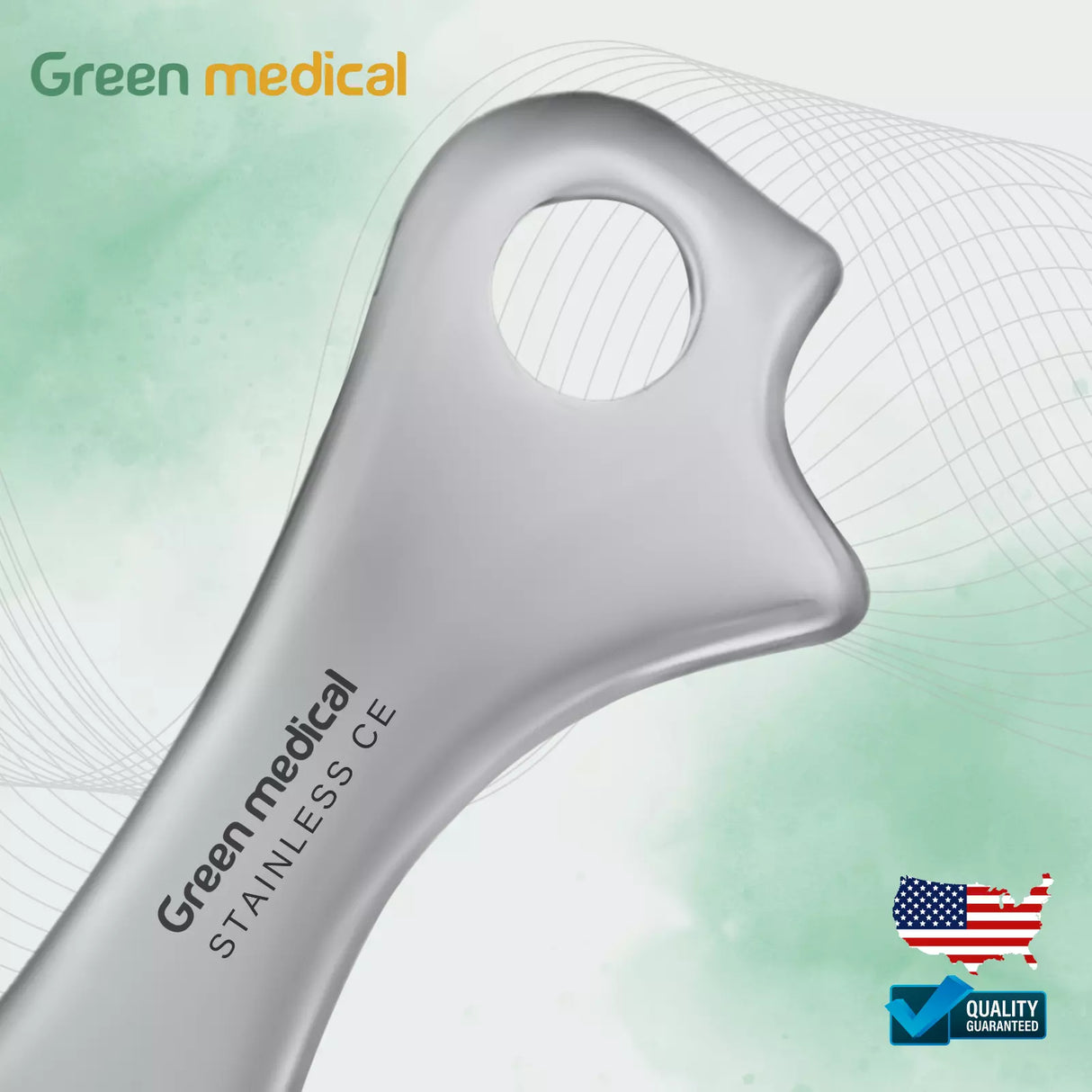 Scraping Sha-Bruises Medical Grade Stainless Steel Skin Scraper