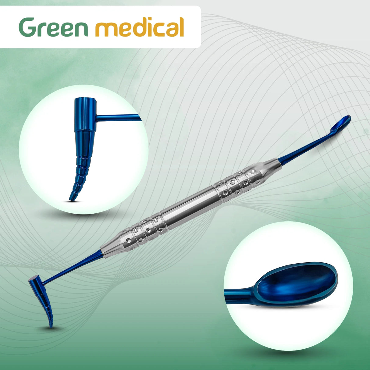 Dental BONE GRAFT/PACKER SET Of 6 Grafting Plugger Scoop Instrument