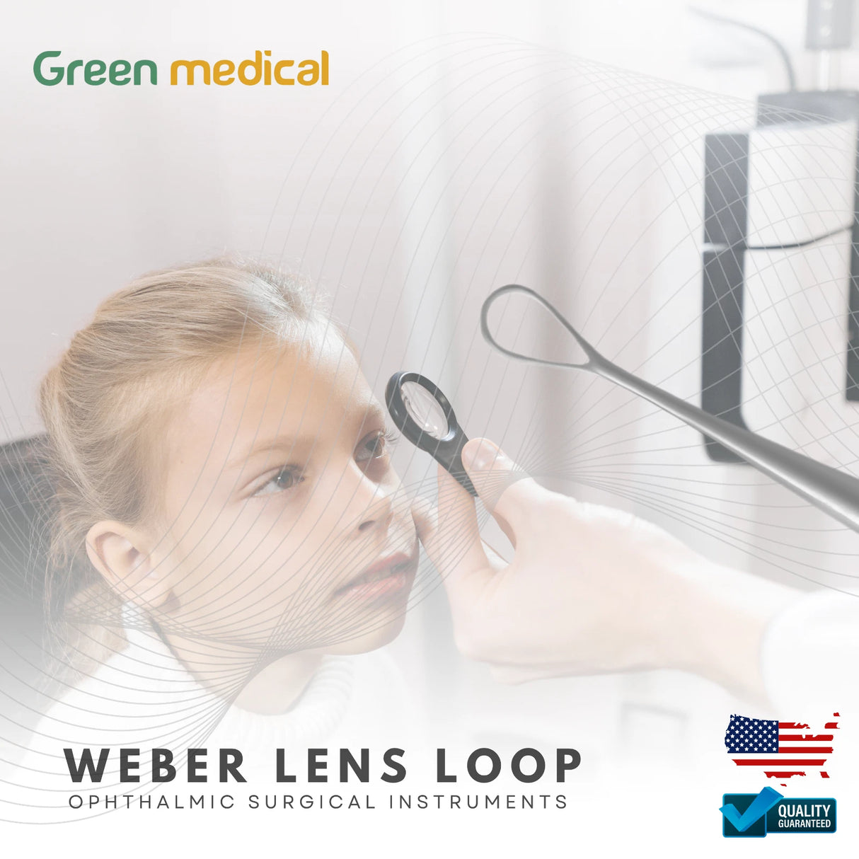 Reusable Weber Lens Loop Eye Instrument | Precision Surgical Ophthalmic Tool for Eye Procedures