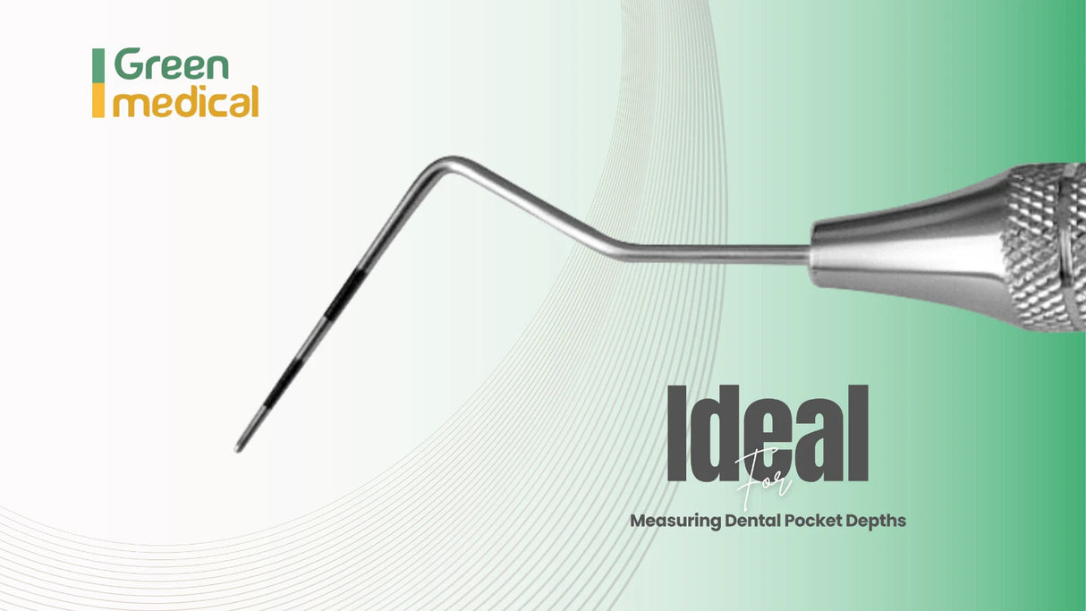 CP12 Dental Periodontal Probe – Double-Ended, Precise Measurement Instrument