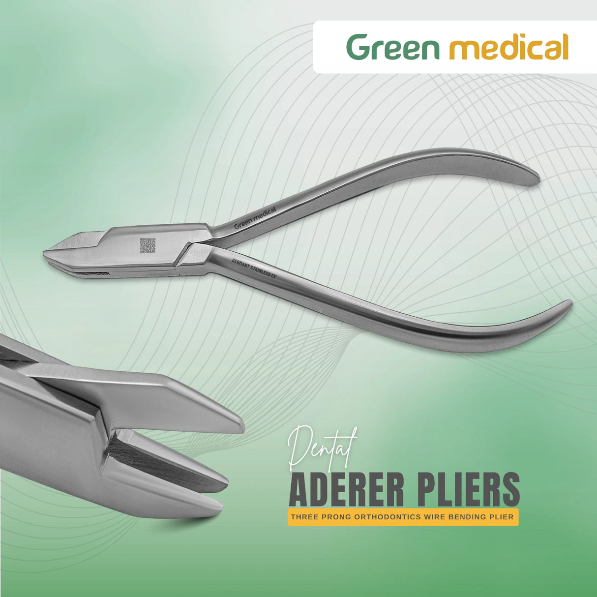 Aderer Three Prong Pliers Wire Bending Forming Adjusting Orthodontic Instruments
