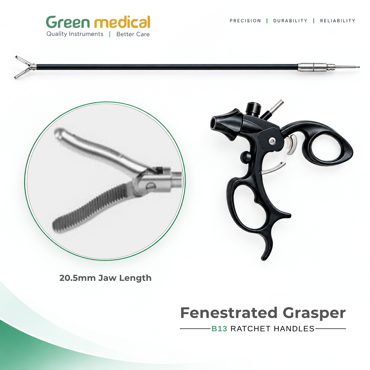 Reusable Monopolar Endoscopic Electrosurgical Instruments – German Stainless Steel