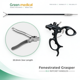 Reusable Monopolar Endoscopic Electrosurgical Instruments – German Stainless Steel