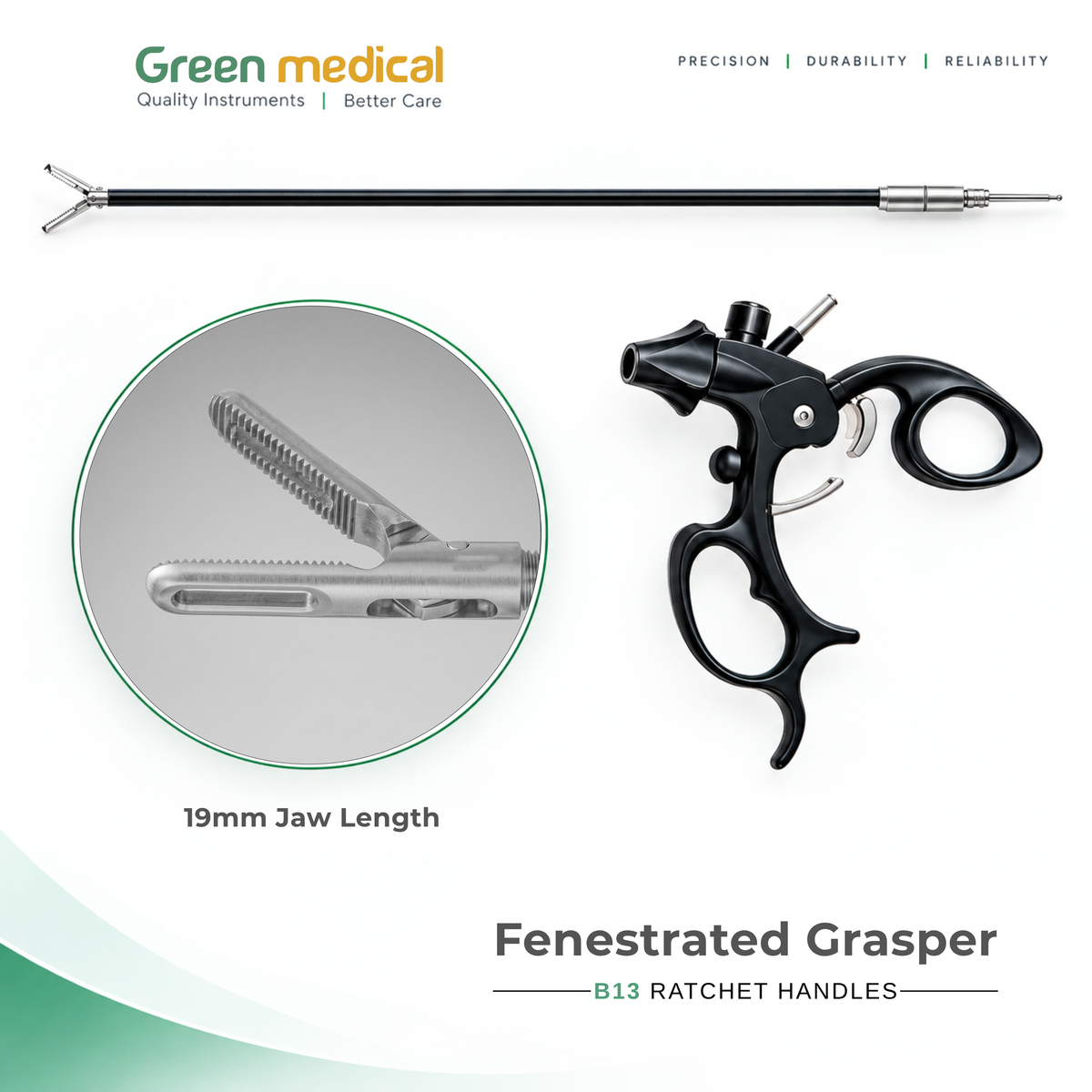 Reusable Monopolar Endoscopic Electrosurgical Instruments – German Stainless Steel