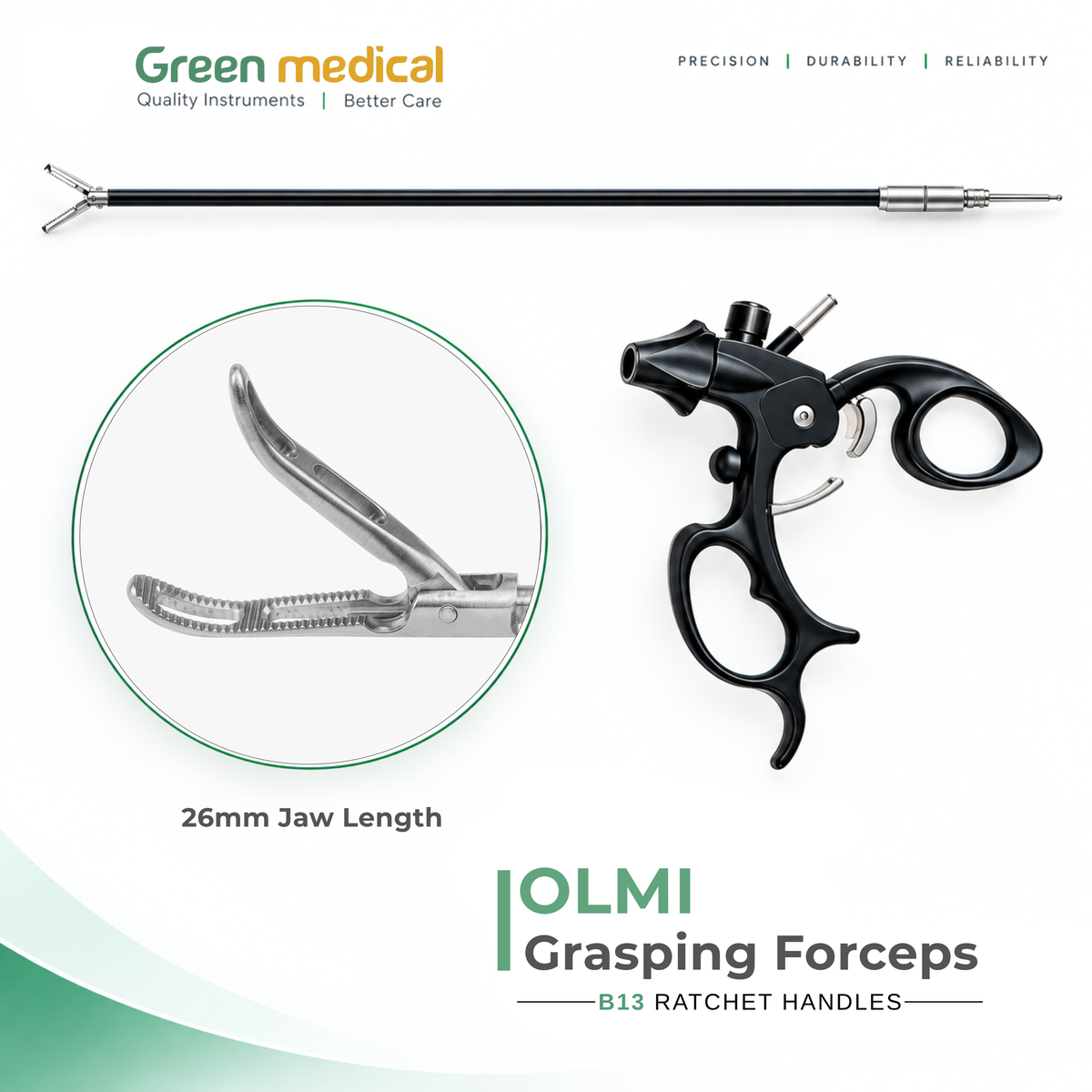 Reusable Monopolar Endoscopic Electrosurgical Instruments – German Stainless Steel