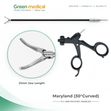 Reusable Monopolar Endoscopic Electrosurgical Instruments With B21 Non Ratchet Handle – German Stainless Steel