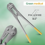 T/C Pin & Wire Cutter 18.5" | Heavy-Duty Orthopedic Instrument German Grade