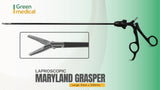 Laparoscopic Maryland Dissecting Grasper 5mm x 33cm – Straight Tip Precision Surgical Forceps for Minimally Invasive Surgery