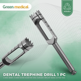 Dental Trephine Drill 1 Pc – Surgical Implant Bone Cutter Tool Stainless Steel