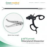 Reusable Monopolar Endoscopic Electrosurgical Instruments With B23 Non Ratchet Handle – German Stainless Steel
