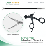 Reusable Monopolar Endoscopic Electrosurgical Instruments With B21 Non Ratchet Handle – German Stainless Steel