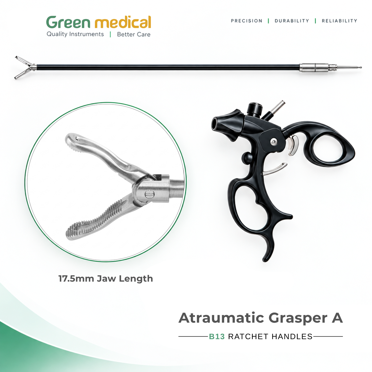 Reusable Monopolar Endoscopic Electrosurgical Instruments – German Stainless Steel