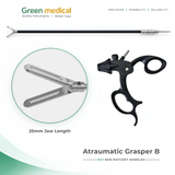 Reusable Monopolar Endoscopic Electrosurgical Instruments With B23 Non Ratchet Handle – German Stainless Steel