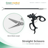 Reusable Monopolar Endoscopic Electrosurgical Instruments – German Stainless Steel