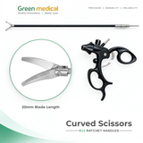 Reusable Monopolar Endoscopic Electrosurgical Instruments – German Stainless Steel