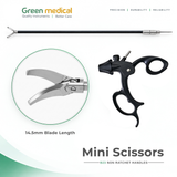 Reusable Monopolar Endoscopic Electrosurgical Instruments With B23 Non Ratchet Handle – German Stainless Steel