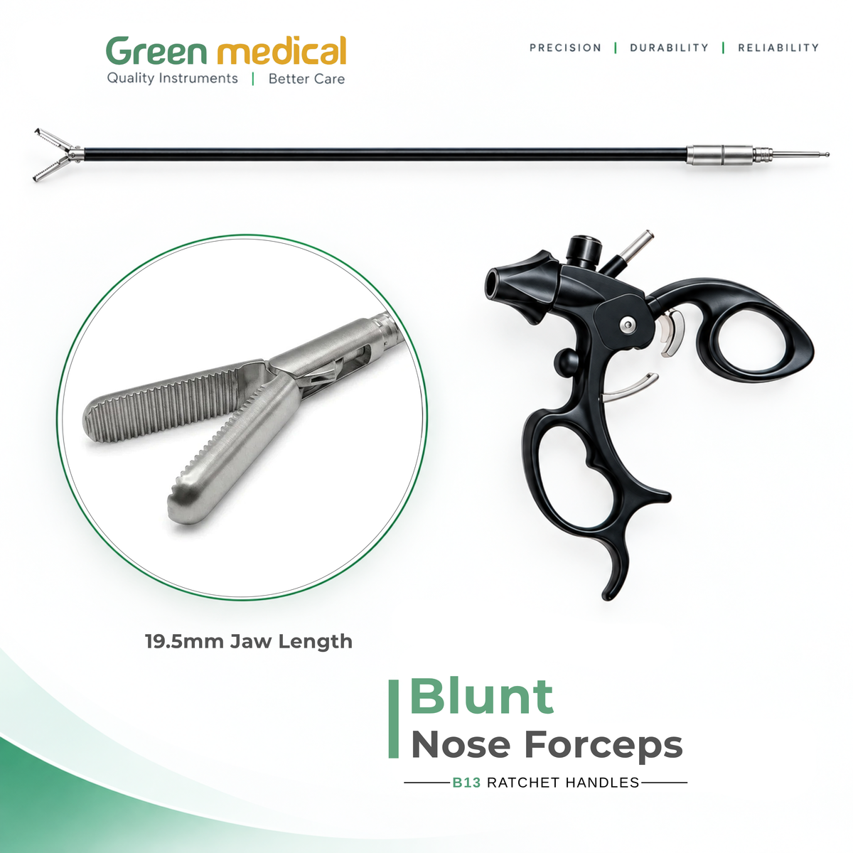 Reusable Monopolar Endoscopic Electrosurgical Instruments – German Stainless Steel