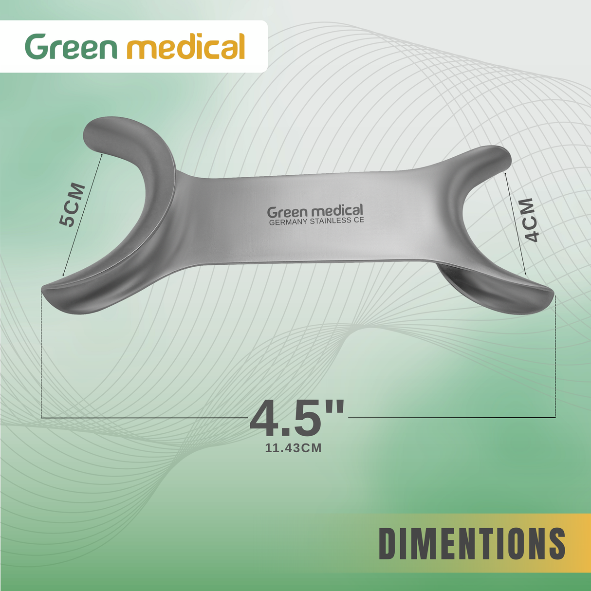 Cheek Lip Retractor Dental Double-Head Mouth Opener Metal Hook