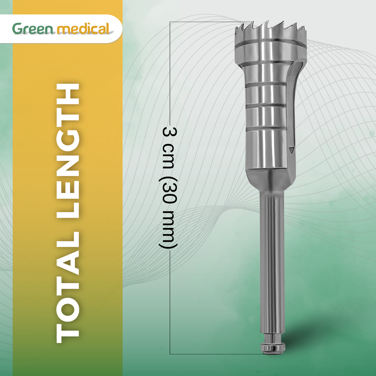 Dental Trephine Drill 1 Pc 6.2mm Inner / 7.0mm Outer Diameter Oral Surgery Tools