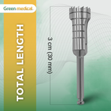 Dental Trephine Drill 1 Pc 6.2mm Inner / 7.0mm Outer Diameter Oral Surgery Tools