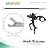 Reusable Monopolar Endoscopic Electrosurgical Instruments – German Stainless Steel