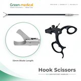 Reusable Monopolar Endoscopic Electrosurgical Instruments With B23 Non Ratchet Handle – German Stainless Steel