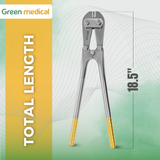 T/C Pin & Wire Cutter 18.5" | Heavy-Duty Orthopedic Instrument German Grade